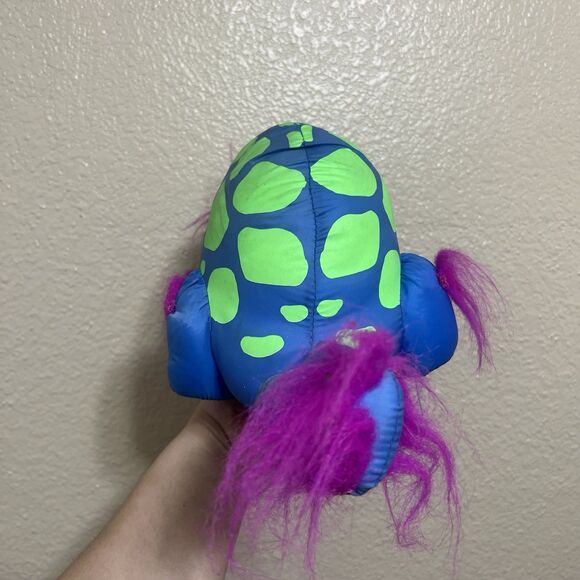 Vintage Troll Doll Vintage My Kids Dinosaur Pink Hair Dino - Picture 3 of 8